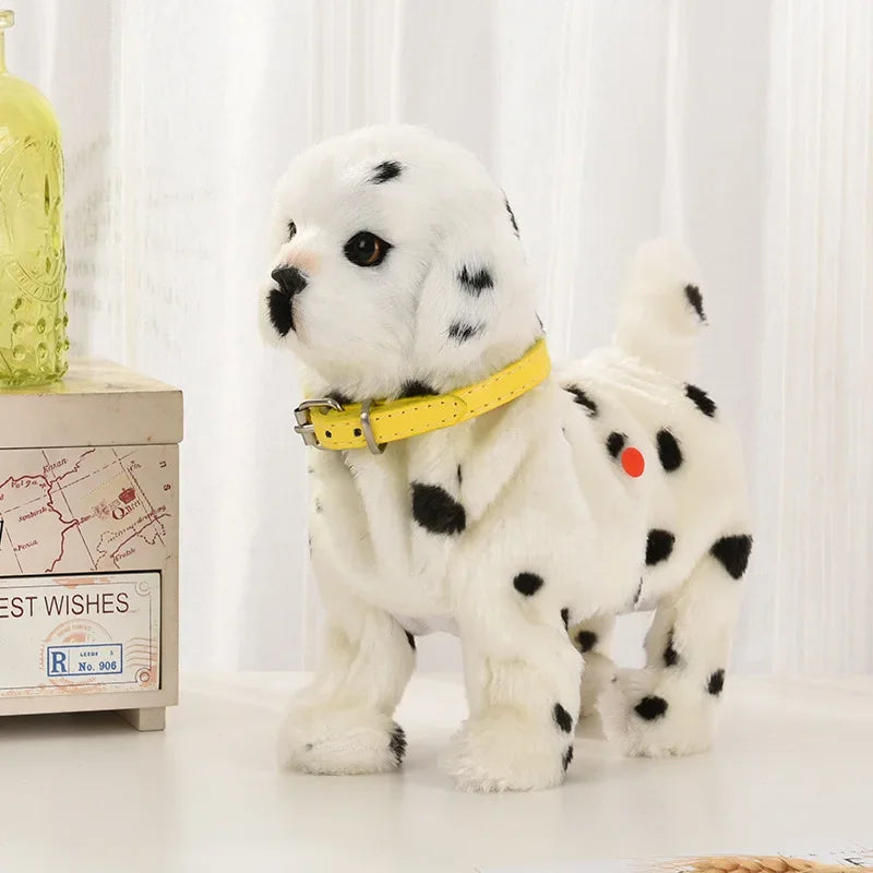 Interactive Robot Puppy – Voice-Controlled Walking Plush Dog Toy
