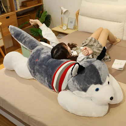 Large Husky Plush Stuffed Toy