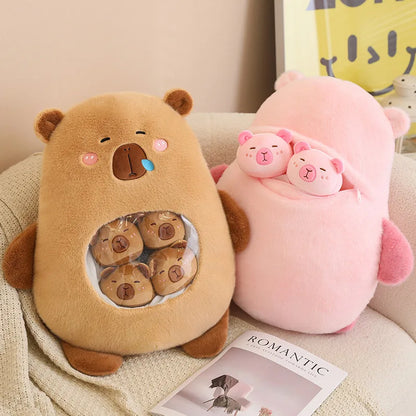 Capybara Plushies - 6 Pack Mini Dolls Plush