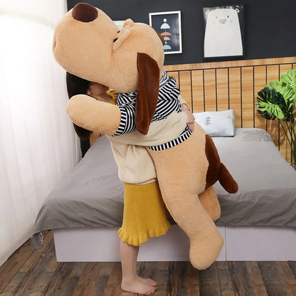 Giant Plush Sleeping Dog