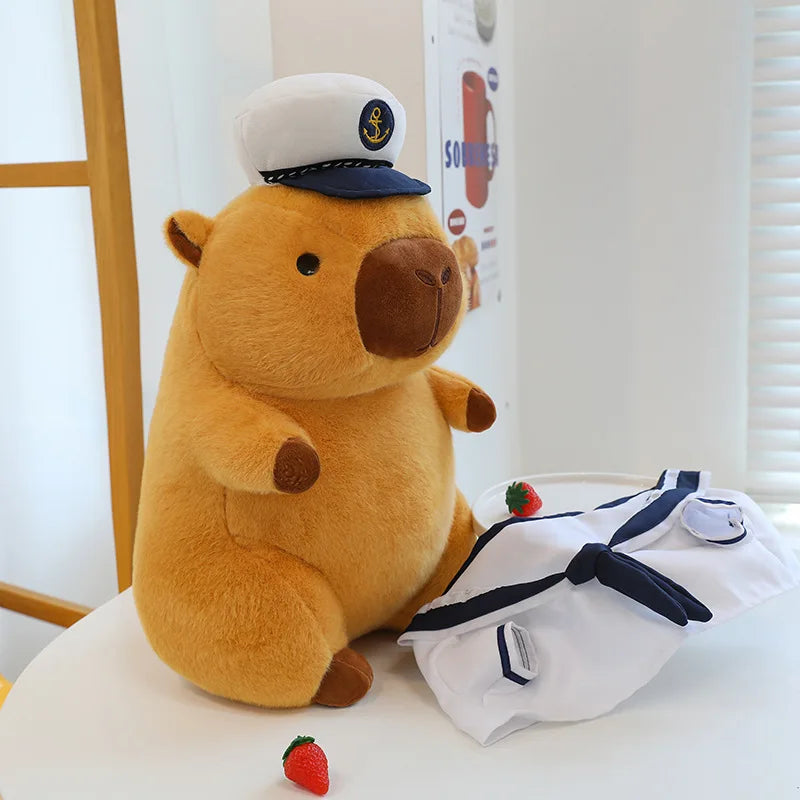 Capybara Navy Sailor Squishmallow