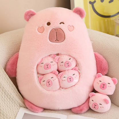 Capybara Plushies - 6 Pack Mini Dolls Plush