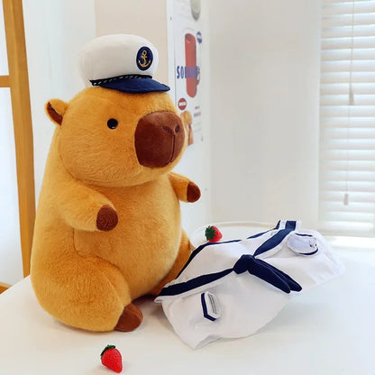 Capybara Navy Sailor Squishmallow