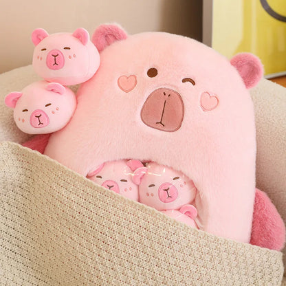 Capybara Plushies - 6 Pack Mini Dolls Plush