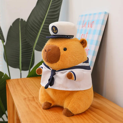 Capybara Navy Sailor Squishmallow