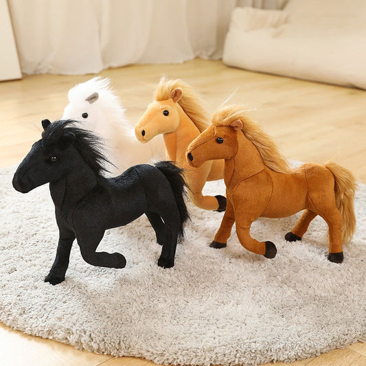 Horse Stuffed Plush Simulation Toy