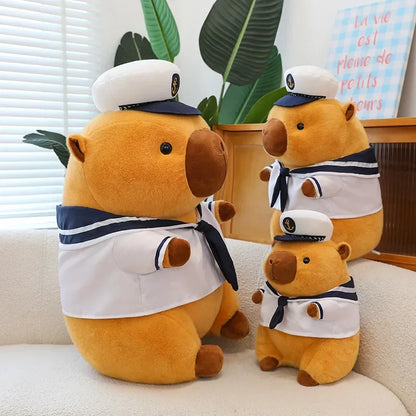 Capybara Navy Sailor Squishmallow
