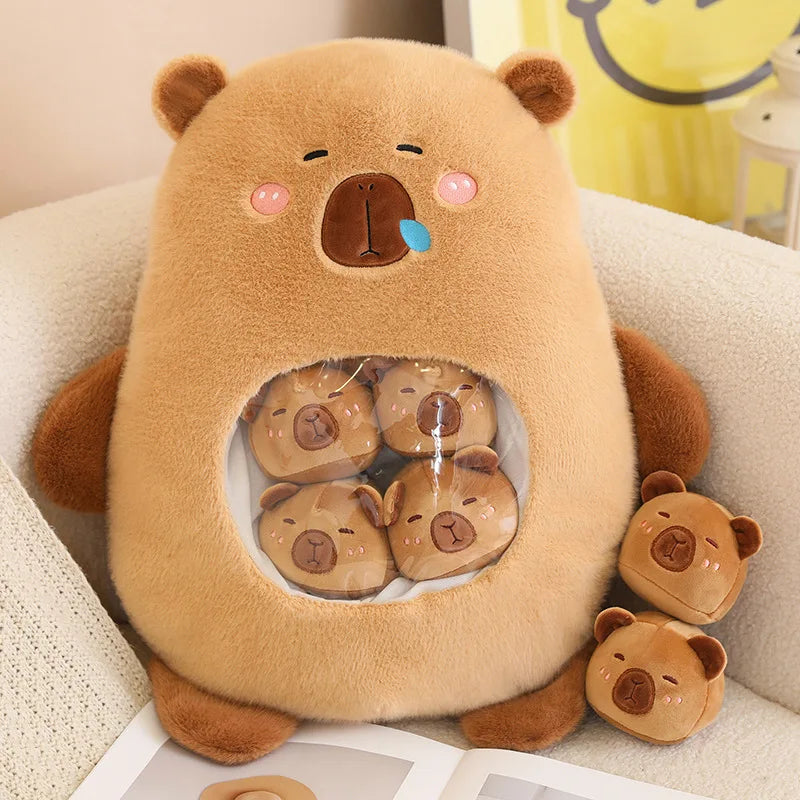 Capybara Plushies - 6 Pack Mini Dolls Plush