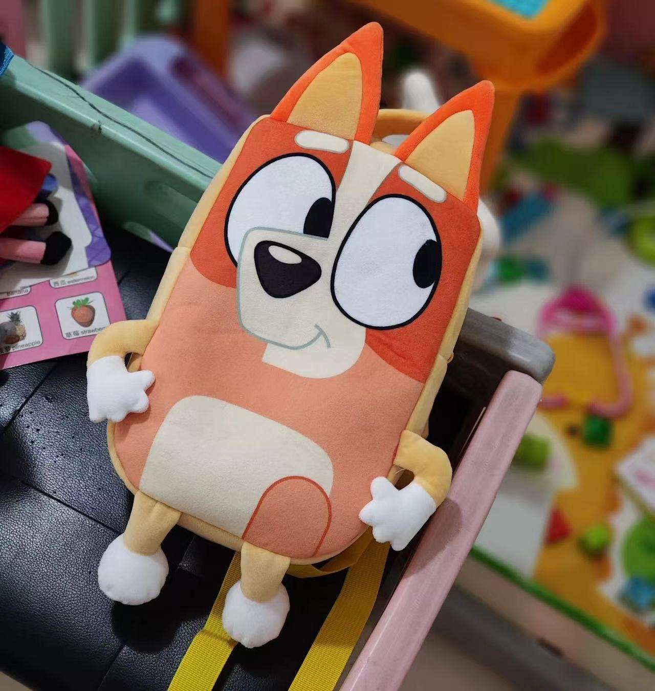 Bluey Plush Stuffed Toy & Bag