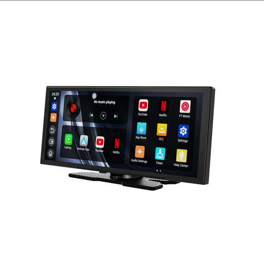 🍃11.4" Portable Touch Screen Car GPS Navigator🍃Limited Time: Free CD Mounting Metal Sheet!🍃 4K Ultra HD LCD Car Display, Wireless CarPlay & Android Auto, Worldwide Map Support, USB Plug and Play Car Entertainment System with 1 Year Warranty
