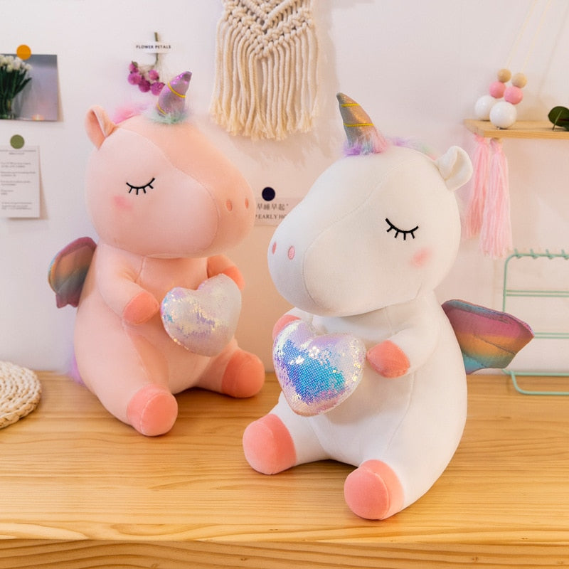 Unicorn Stuffed Animal Toy Plush Hugging Pillow