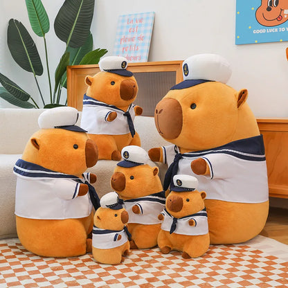 Capybara Navy Sailor Squishmallow