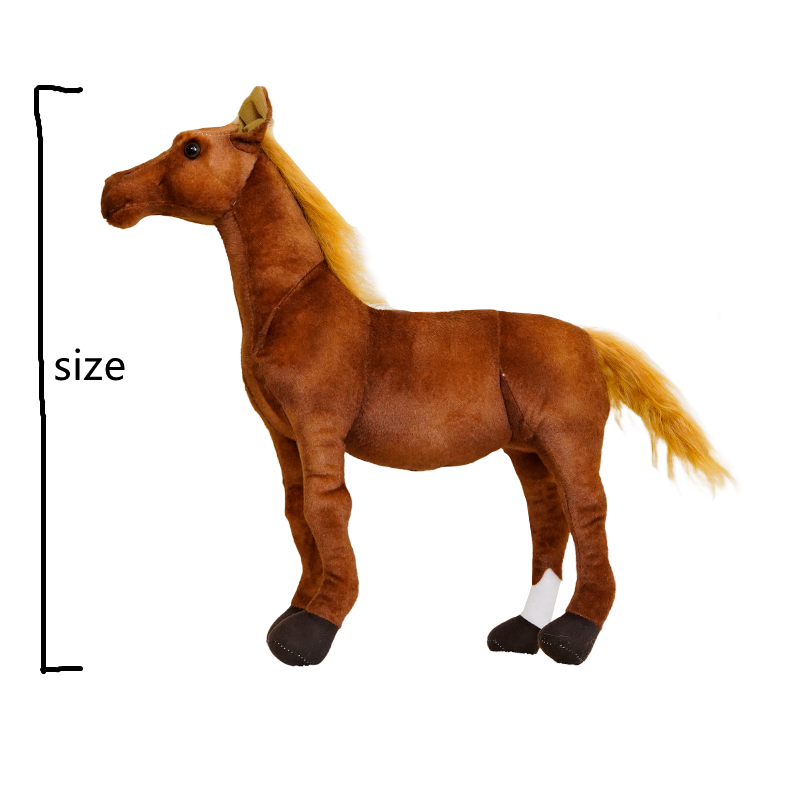 Horse Stuffed Plush Simulation Toy