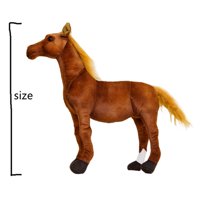 Horse Stuffed Plush Simulation Toy