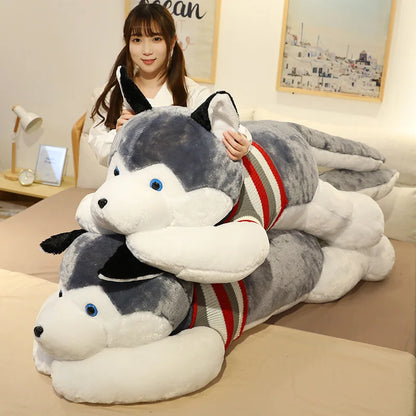 Large Husky Plush Stuffed Toy