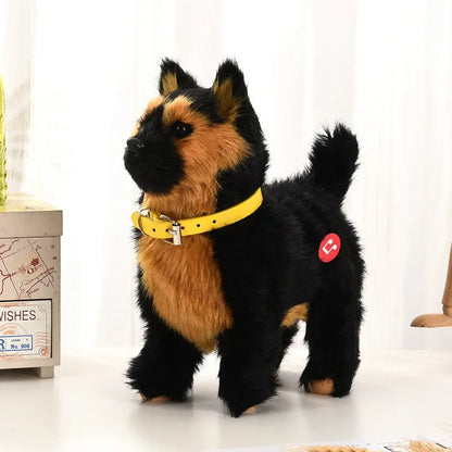 Interactive Robot Puppy – Voice-Controlled Walking Plush Dog Toy