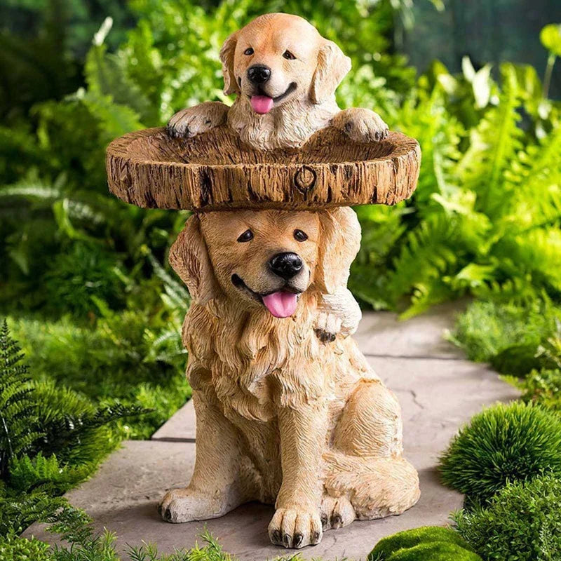 Golden Retriever Garden Dog Statue