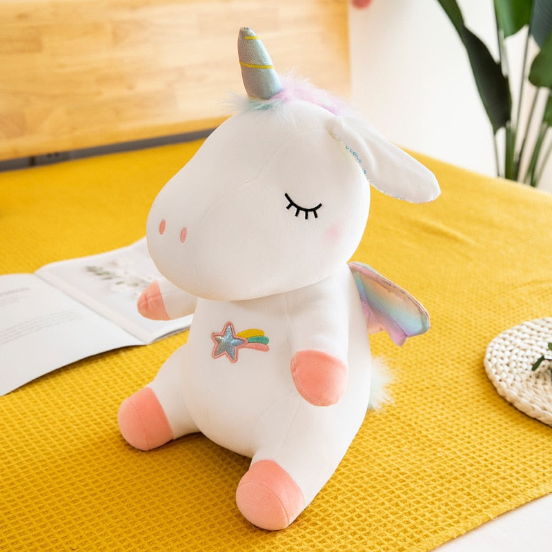 Unicorn Stuffed Animal Toy Plush Hugging Pillow