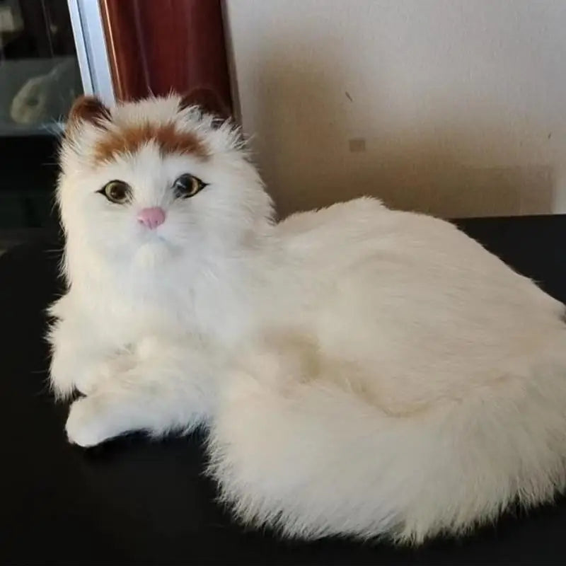 Realistic Cat Plush Stuffed Toy