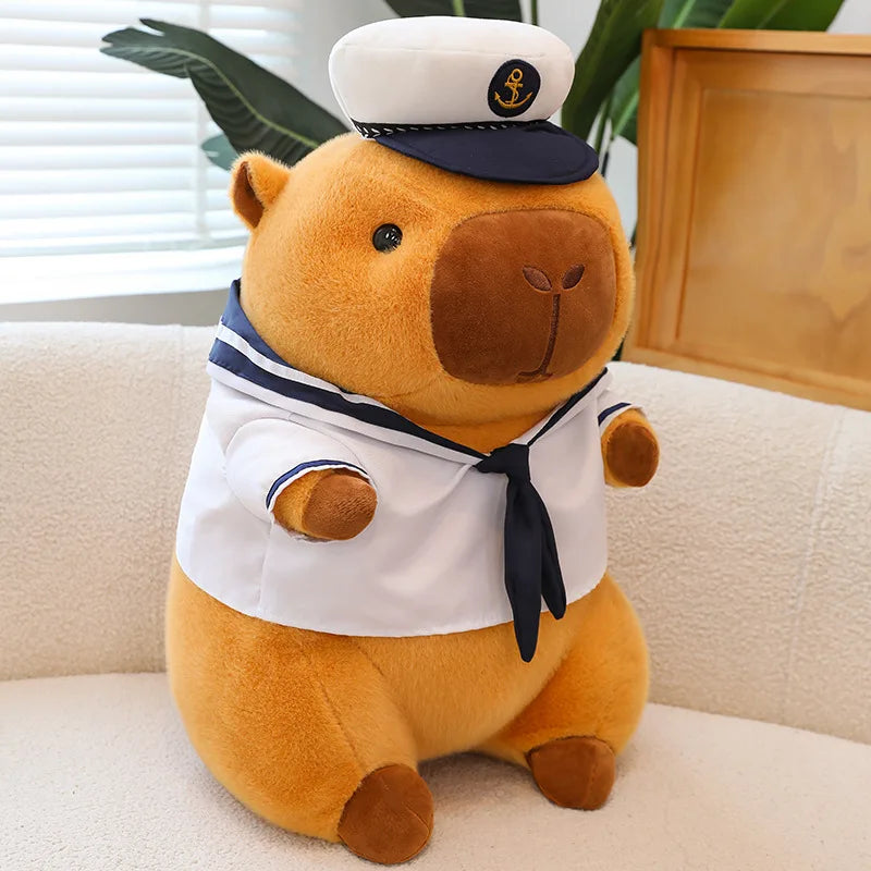 Capybara Navy Sailor Squishmallow