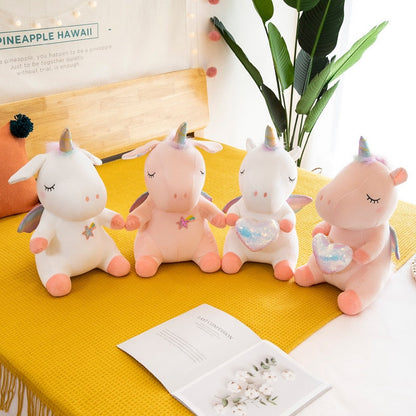 Unicorn Stuffed Animal Toy Plush Hugging Pillow