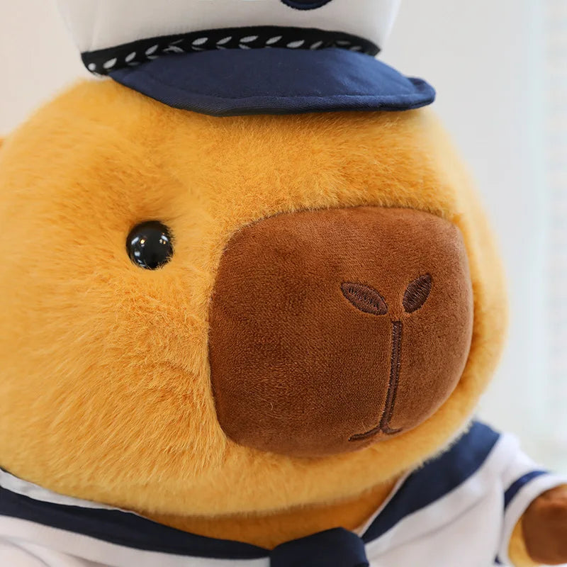 Capybara Navy Sailor Squishmallow
