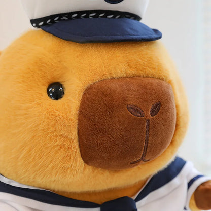 Capybara Navy Sailor Squishmallow