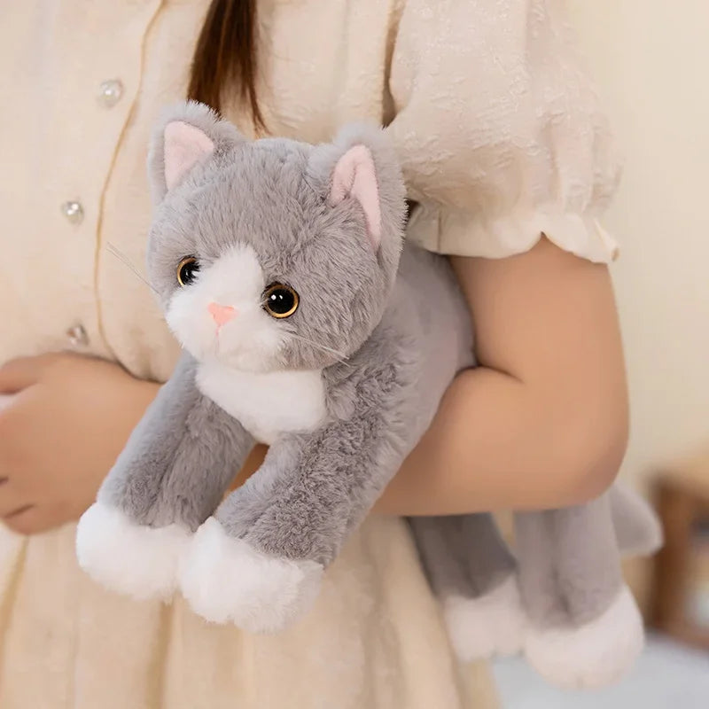 Realistic Cat Doll Plush Stuffed Toy