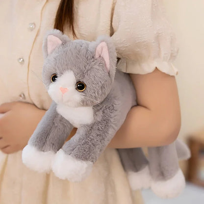Realistic Cat Doll Plush Stuffed Toy
