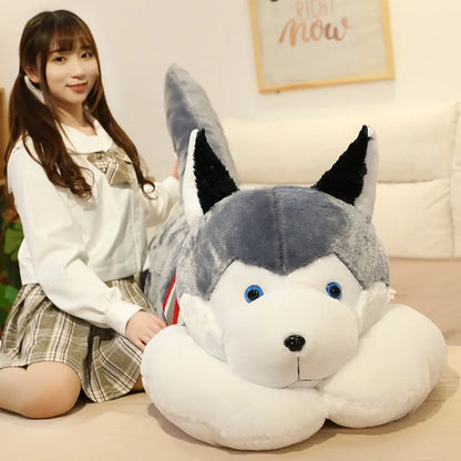 Large Husky Plush Stuffed Toy