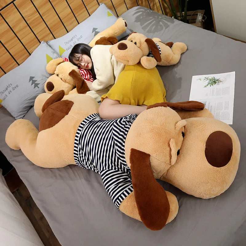 Giant Plush Sleeping Dog