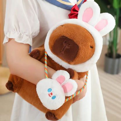 Capybara Squishmallow Dinosaur Plush