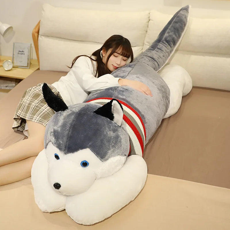 Large Husky Plush Stuffed Toy