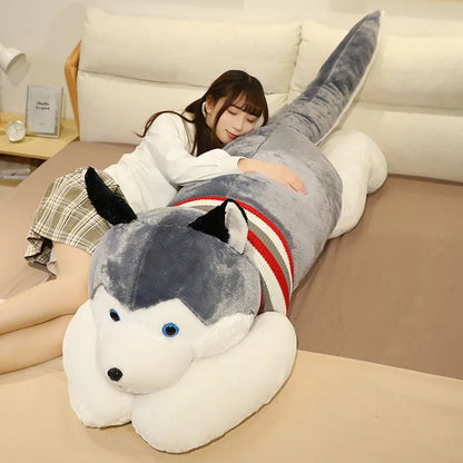 Large Husky Plush Stuffed Toy