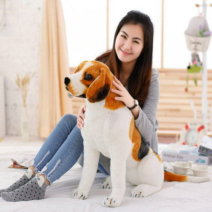 Realistic Beagle Dog Plush Stuffed Toy