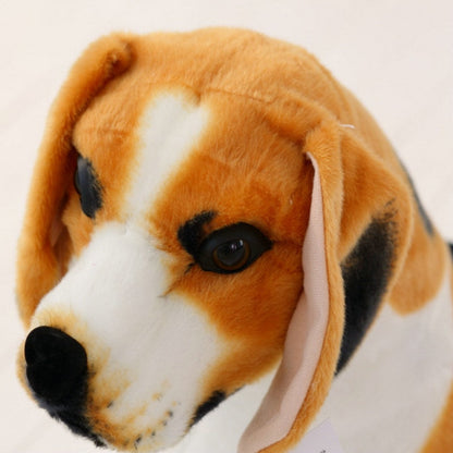 Realistic Beagle Dog Plush Stuffed Toy