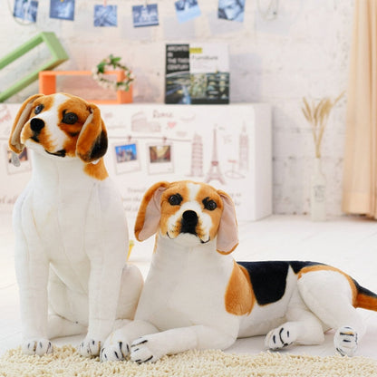 Realistic Beagle Dog Plush Stuffed Toy