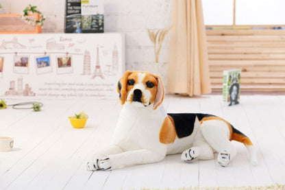 Realistic Beagle Dog Plush Stuffed Toy