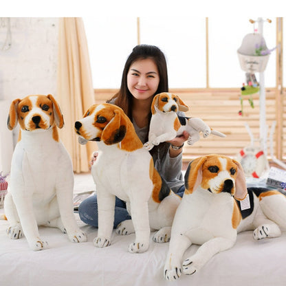 Realistic Beagle Dog Plush Stuffed Toy