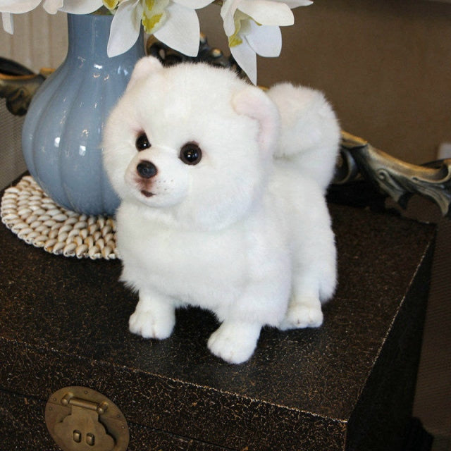 Realistic Animal Plush Stuffed Toy - Corgi / Pomeranian