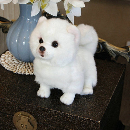 Realistic Animal Plush Stuffed Toy - Corgi / Pomeranian