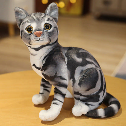 Realistic Simulation Cat Plush Toy