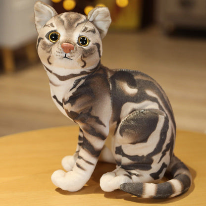 Realistic Simulation Cat Plush Toy