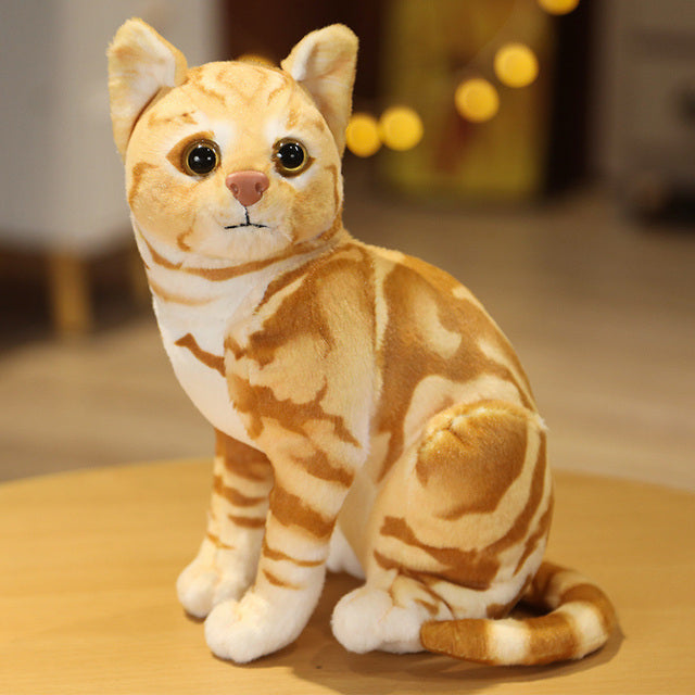 Realistic Simulation Cat Plush Toy