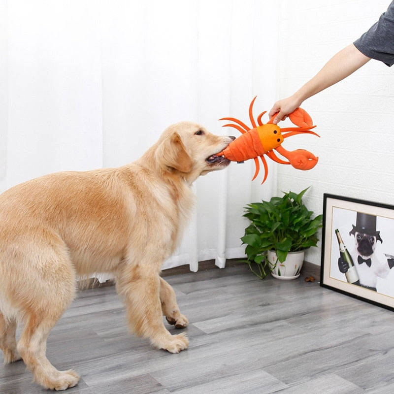 Lobster Dog Plush Toy
