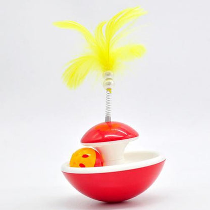 Cat Feather Stick Bell Interactive Toy