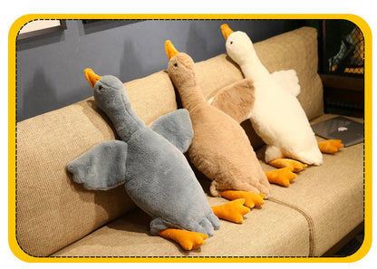 Realistic Big Wings Duck Plush Pillow Toy