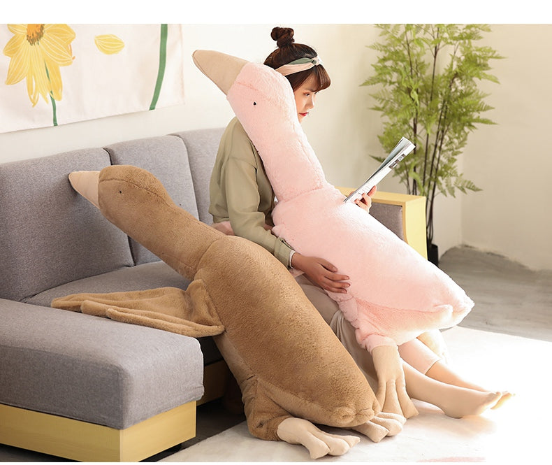 Realistic Big Wings Duck Plush Pillow Toy