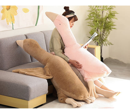 Realistic Big Wings Duck Plush Pillow Toy