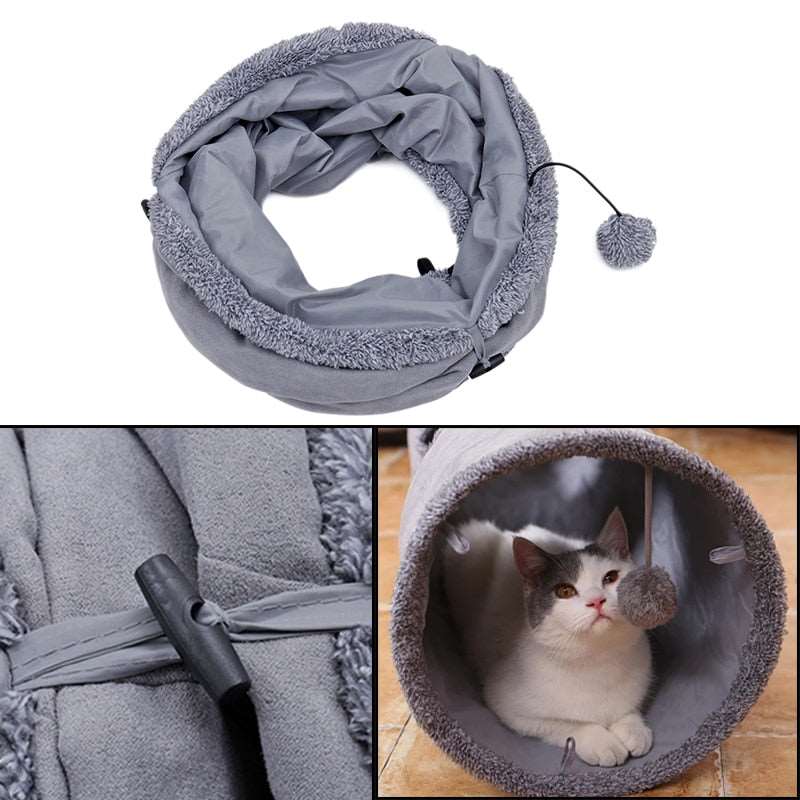 Cat Toy Pet Tunnel Tube - Indoor Training